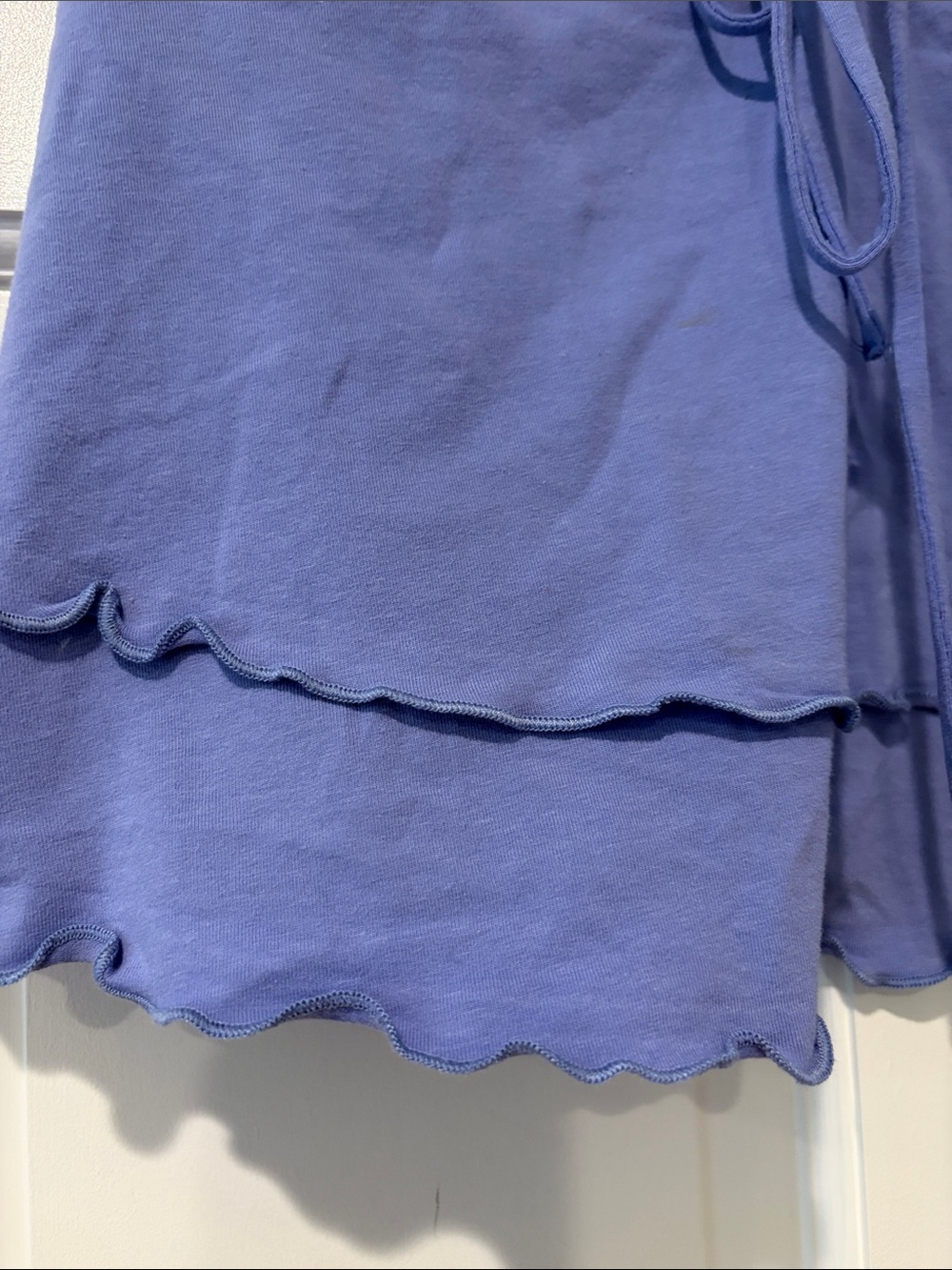 wild fable Lavender Drawstring Ruffle Mini Skirt - Picture 3 of 7